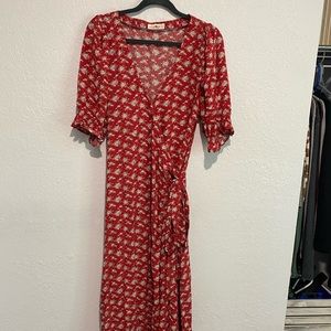 Natural Life Maxi Wrap Dress